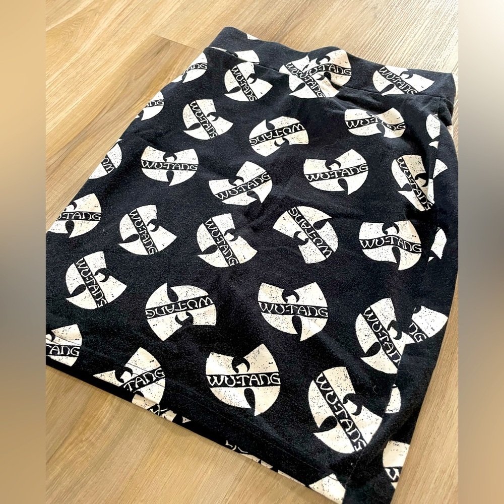 WUTANG Monogram Mini Skirt